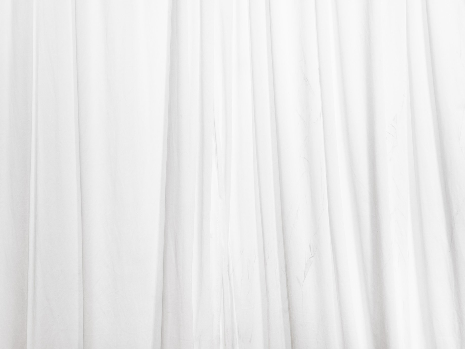 White curtain background.